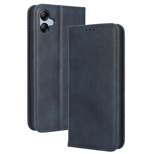 Bofink Vintage Samsung Galaxy A04e Læder Etui - Blå Blue