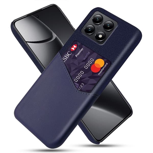 Bofink Xiaomi 14T korttikotelo - Sininen Blue