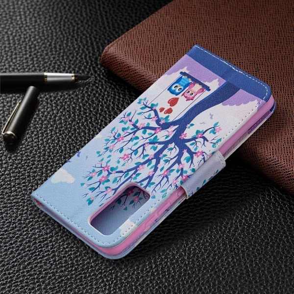 Wonderland Samsung Galaxy S20 Fe 5g / S20 Fe Flip Etui - Ugler på The Gade Blue