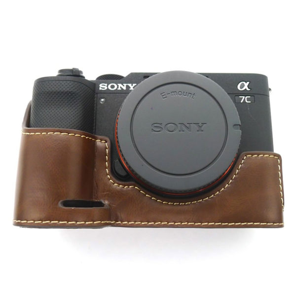 Sony a7C läderfodral - Kaffe Brun