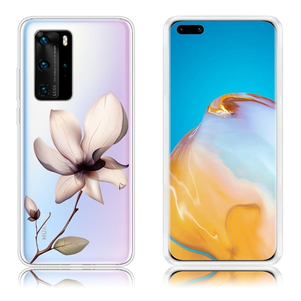 Deco Huawei P40 Pro deksel - Levende Blomst Multicolor