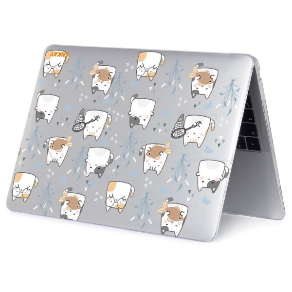 HAT PRINCE MacBook Pro 16 M1 Max (A2485, 2021) / M1 Pro (A2485, 2021) sødt cover i tegneseriestil - Sød Kat White