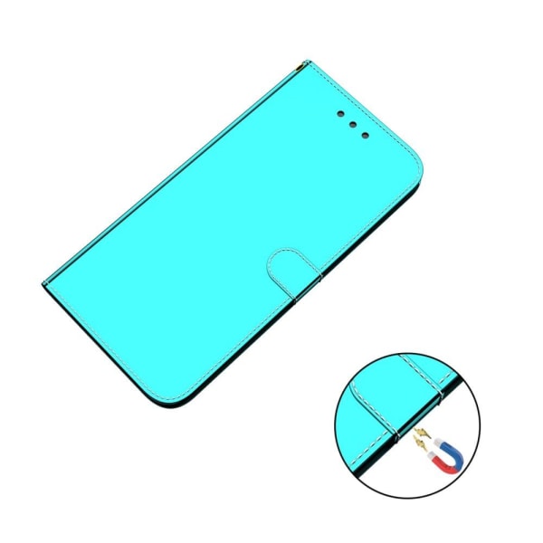 Mirror etui til Samsung Galaxy M32 - Cyan Green