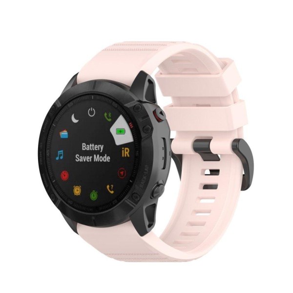 Garmin Fenix 6X hållbar klockarmband - Light rosa Rosa