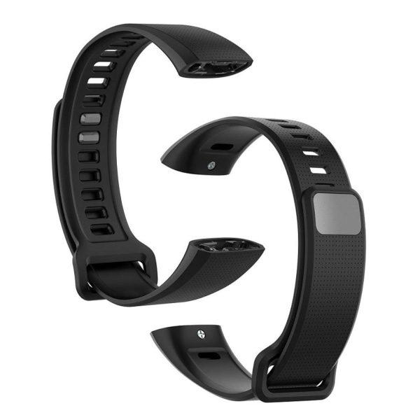 Huawei Band 2 Pro / Band 2 klockarmband i silikon - Svart Svart