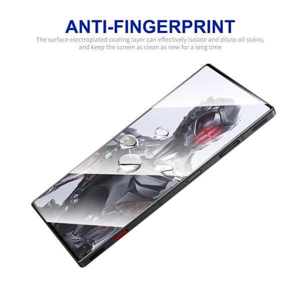 2-pack HAT PRINCE ZTE nubia Red Magic 8 Pro / ZTE nubia Red Magic 8 Pro Plus skärmskydd i 0.26 mm glas Transparent