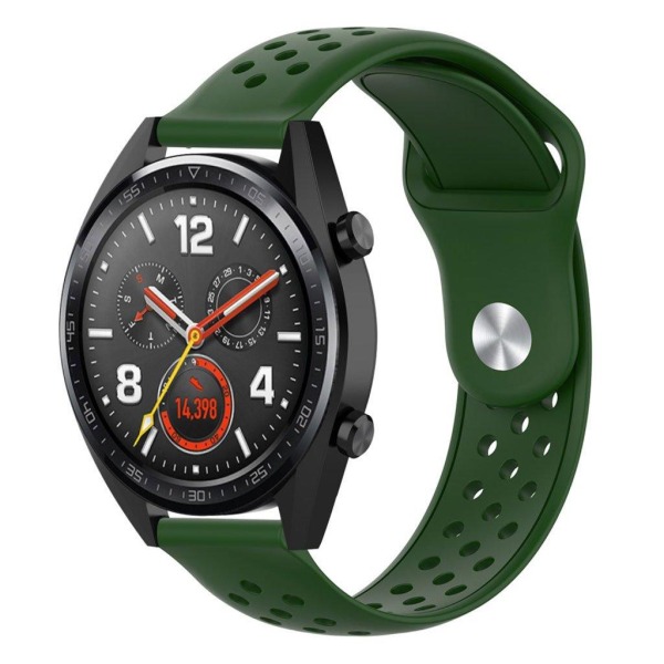 Samsung Galaxy Watch (42mm) silikone Urrem - Grøn Green