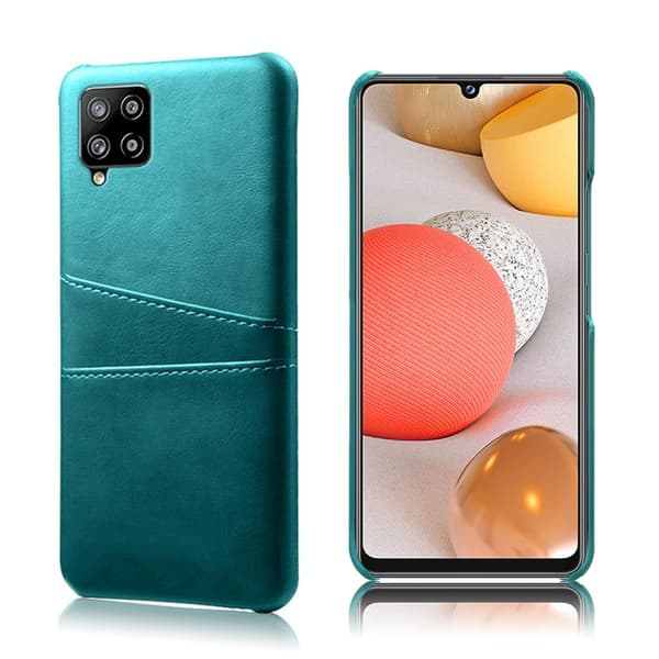 Dual Card Etui Samsung Galaxy A42 5g - Grøn Green