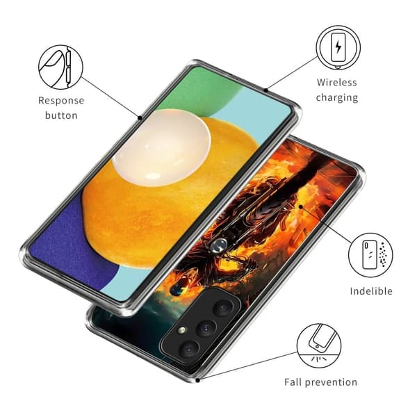Vibe Samsung Galaxy A36 -kansi - Liekkiritar Red