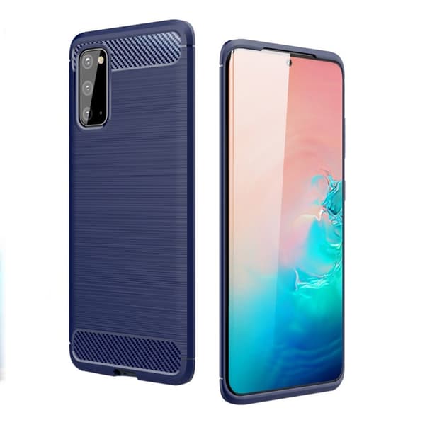 Carbon Flex Samsung Galaxy S20 Plus skal - Blå Blå