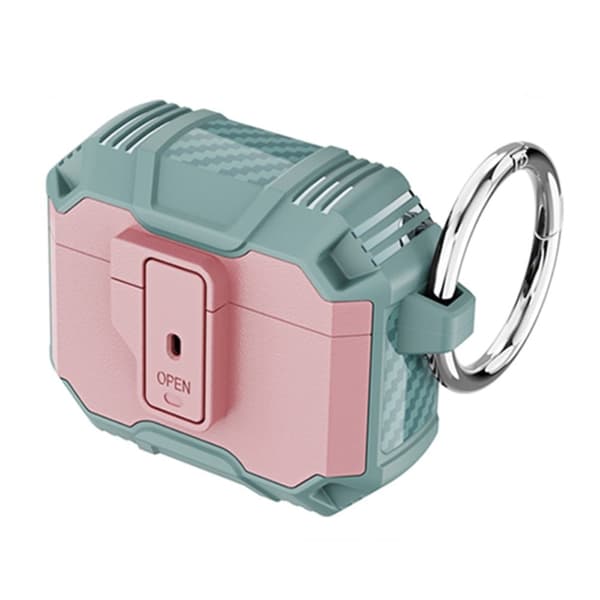 AirPods 3 -suojakotelo - Harmaanvihreä / Pinkki Pink
