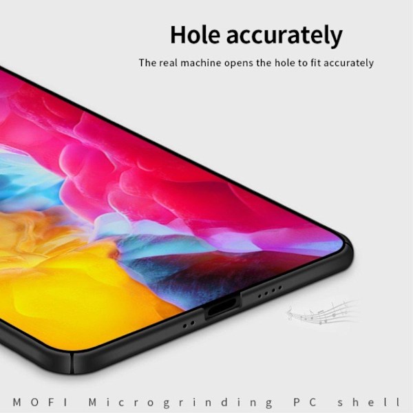 MOFI Shield Slim Frosted Hard Bumpresistent Shell iPhone 12 mini - Sort Black