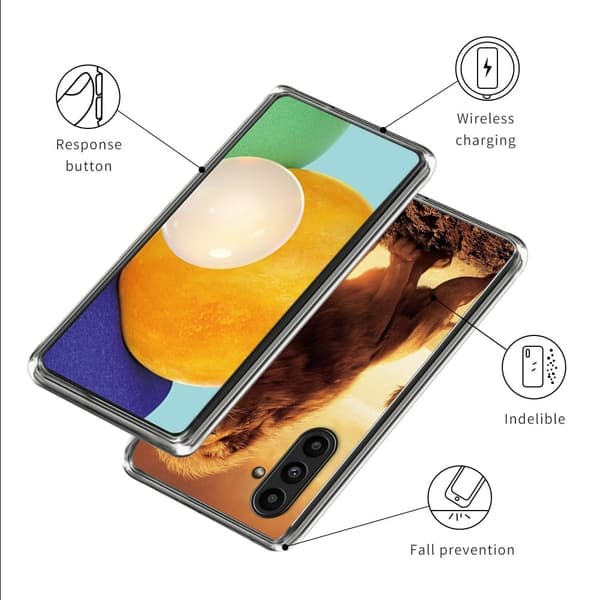 Deco Samsung Galaxy A14 deksel - Løve Brown