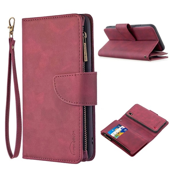 Premium Wallet Samsung Galaxy M10 / Samsung Galaxy A10 etui - Rød Red