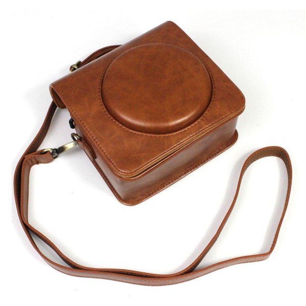 Fujifilm Instax Square SQ1 leather case - Brown Brun