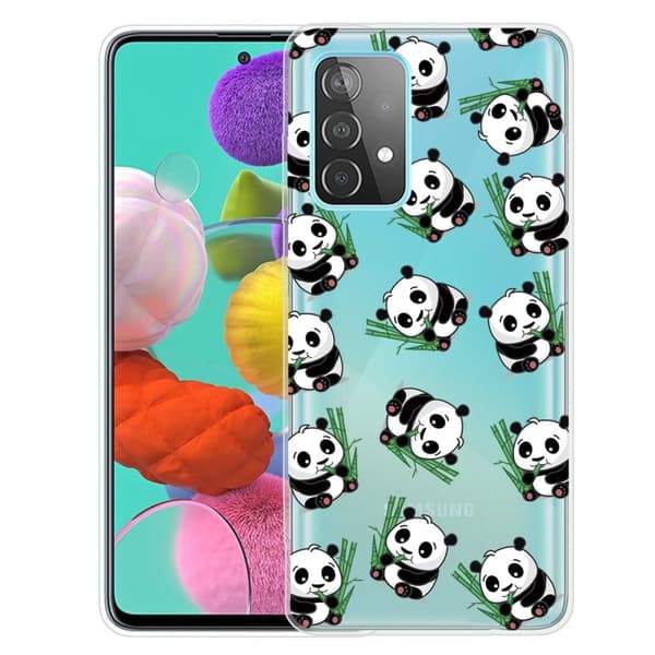 Deco Samsung Galaxy A13 4G Suojakotelo - Pandas Multicolor