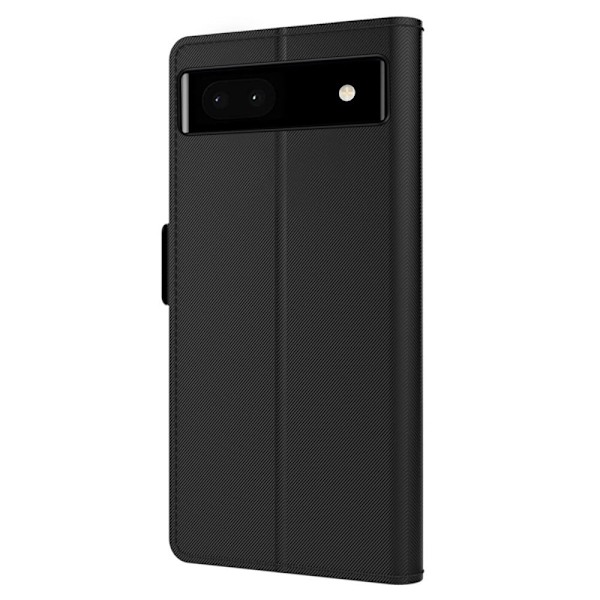 Phone Suojakotelo With Make-up Mirror And Slick Design For Google Pixel 6a - Musta Black