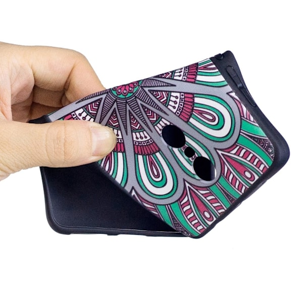 Xiaomi Redmi Note 4 Deksel laget av silikon - Abstrakte blomster Multicolor
