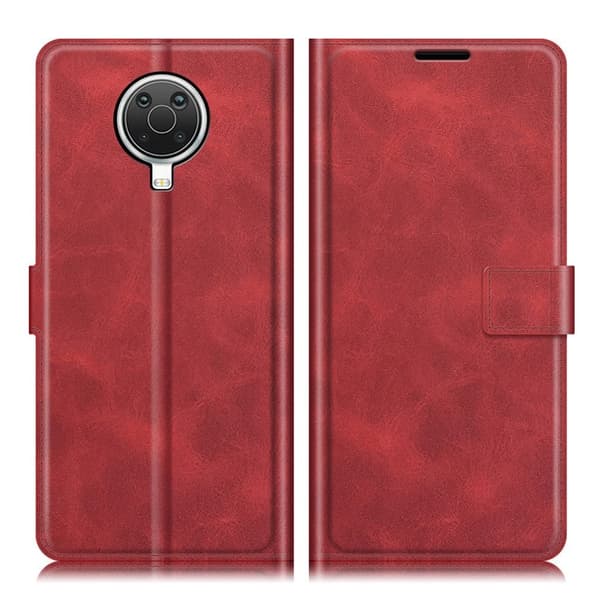 Lompakko Nahkakotelo For Nokia G20 - Punainen Red