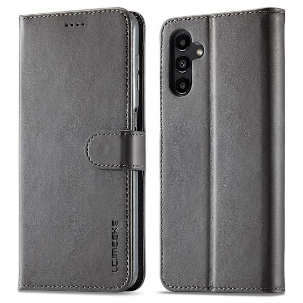 LC.IMEEKE Samsung Galaxy A24 4G Flippetui - Grå Silver grey
