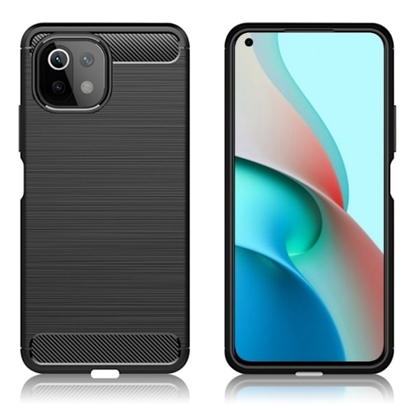 Carbon Flex case - Xiaomi Mi 11 Lite 5G / Mi 11 Lite - Sort Black