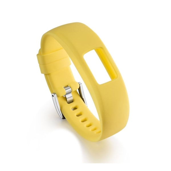 Garmin VivoFit 4 klockarmband träningsklocka i silikon elastiskt mjuk - Gul längd 23cm Gul