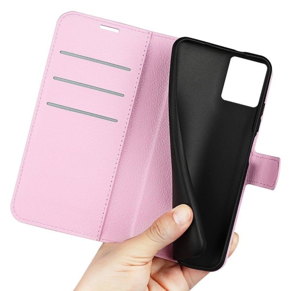 Classic Motorola Moto G72 Läppäkotelo - Pinkki Pink