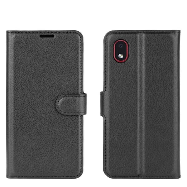 Classic Samsung Galaxy A01 Core / M01 Core Flippetui - Svart Black