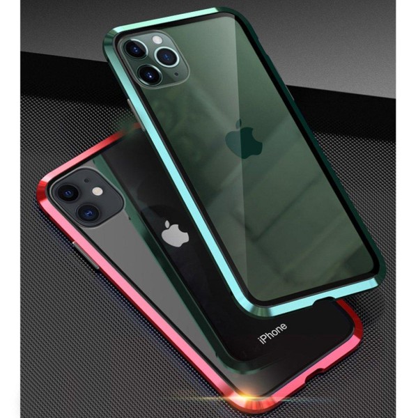 Luphie Sword iPhone 11 Pro Alu-Bumper + Glas - Röd Röd