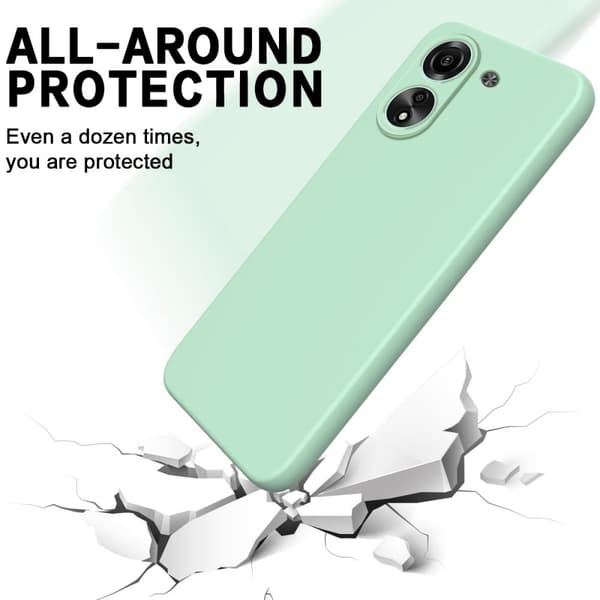 Matte Liquid Xiaomi Redmi 13C / Xiaomi Poco C65 silikone cover - Sort Black