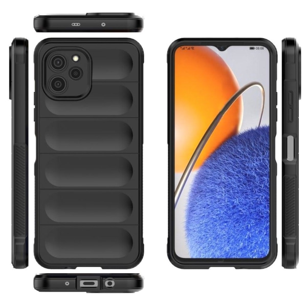 Pehmeä kahva muotoiltu kuori Huawei Nova Y61 - Vaalean Harmaa Silver grey
