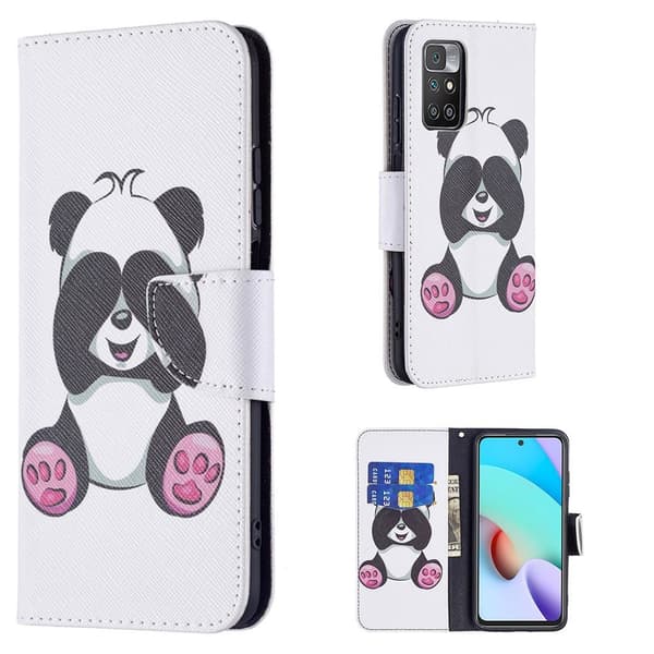 Wonderland Xiaomi Redmi 10 Prime / Redmi 10 Flippetui - Panda Multicolor