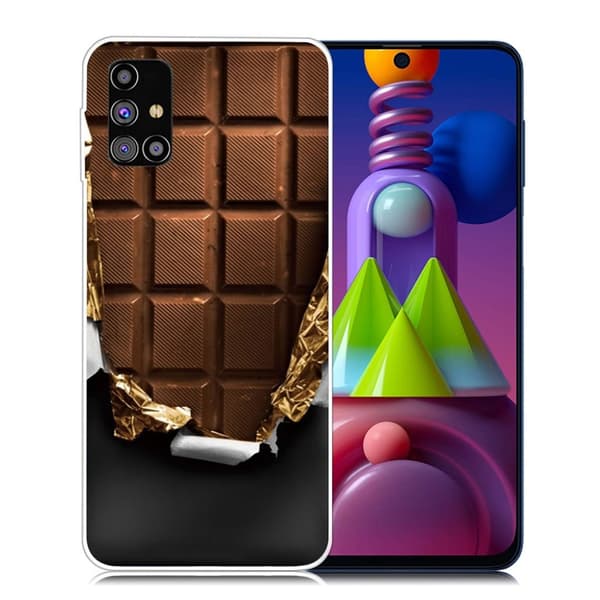 Deco Samsung Galaxy M51 kotelot - Suklaa Brown