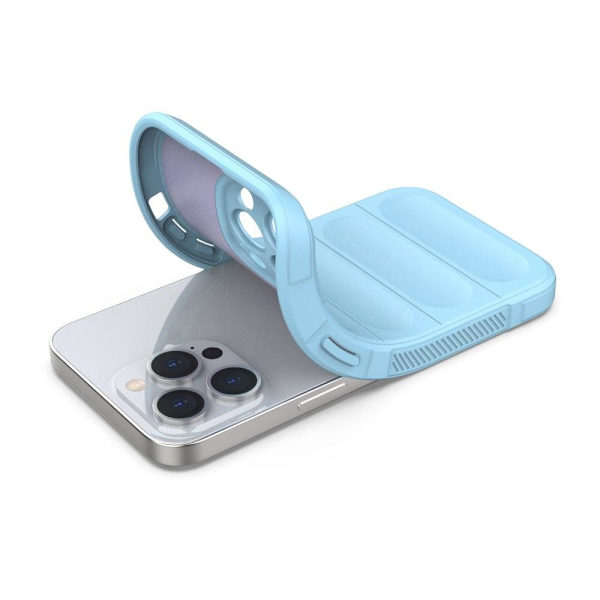 Blødt, grebsformet cover til iPhone 13 Pro - Baby Blue Blue