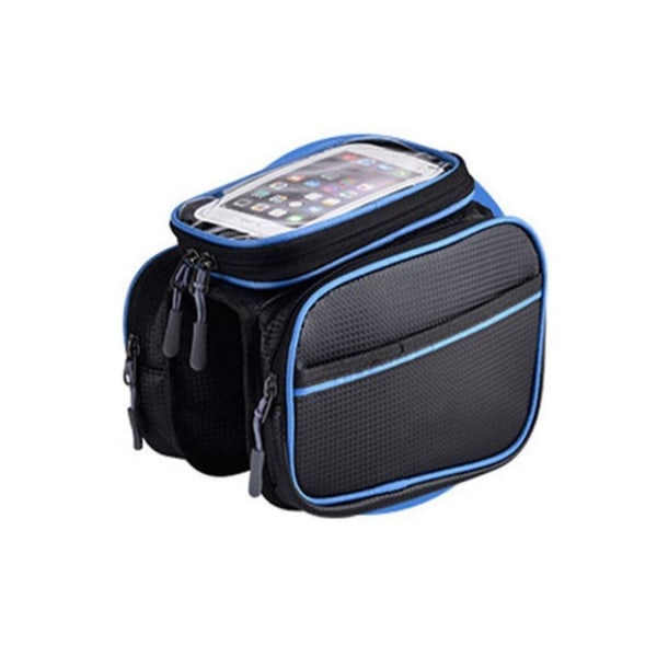 Bicycle phone holder + waterproof mount bag - Blue Blue