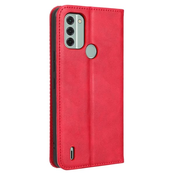 Bofink Vintage Nokia C31 Læder Etui - Rød Red