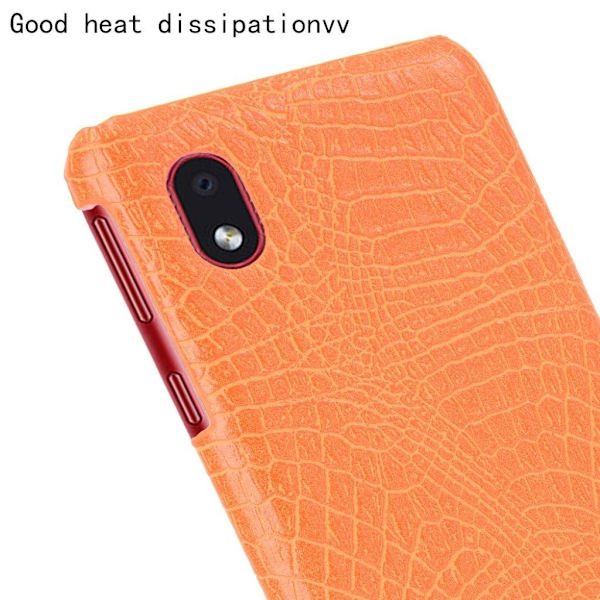 Croco Etui Samsung Galaxy M01 / A01 Core - Orange Orange