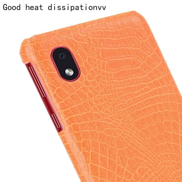 Croco Samsung Galaxy M01 Core skal - Orange Orange