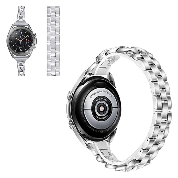 Samsung Galaxy Watch 3 (41mm) rostfritt stål klockarmband - silver Silvergrå