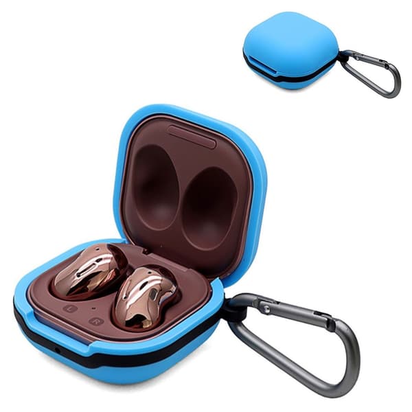 Samsung Buds Live silikonikotelo soljella - Sininen Blue