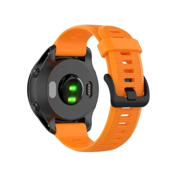 Garmin Forerunner 945 / Fenix 5 Plus / Approach S60 klockarmband i silikon - Orange Orange