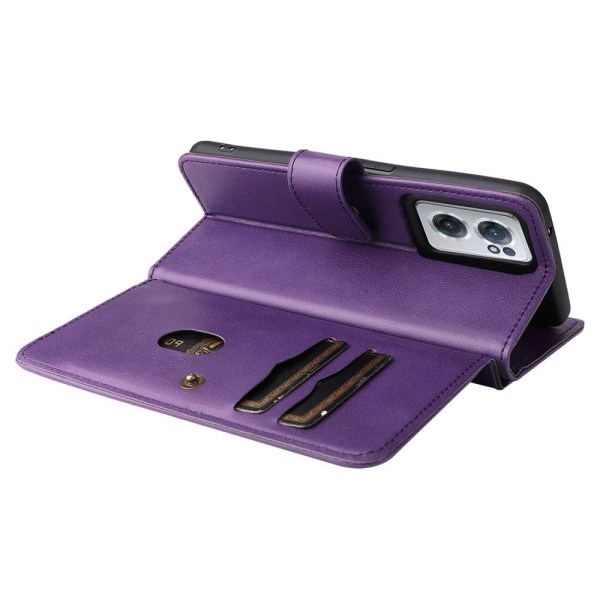 OnePlus Nord CE 2 5G etui med pung / 10 kortpladser – Lilla Purple