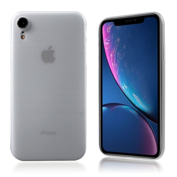 iPhone Xr ultratyndt, mat etui - Transparent Transparent