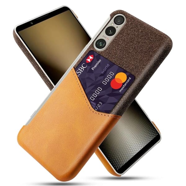 Bofink Sony Xperia 1 VI korttikotelo - Oranssi Orange