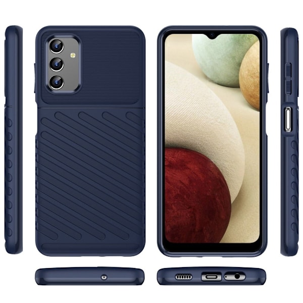 Thunder Samsung Galaxy A04s Etui - Blå Blue