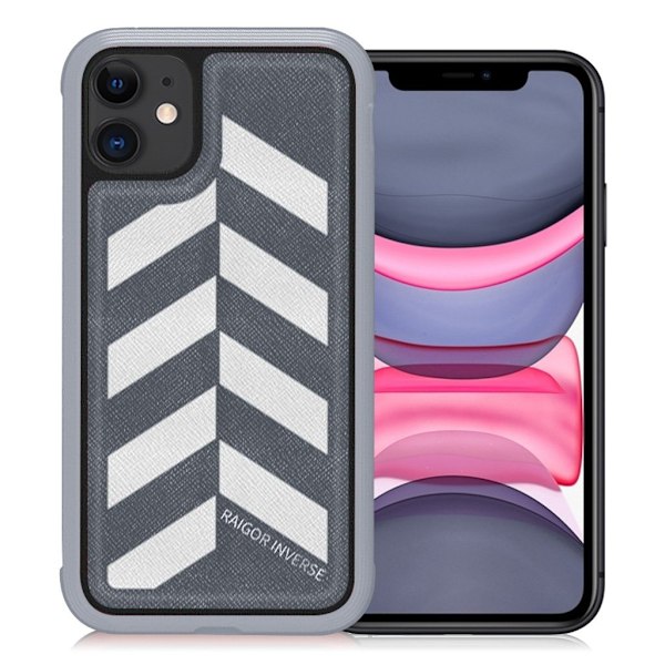 Raigor Inverse CHIARA Omslag för iPhone 11 - Grå Silvergrå