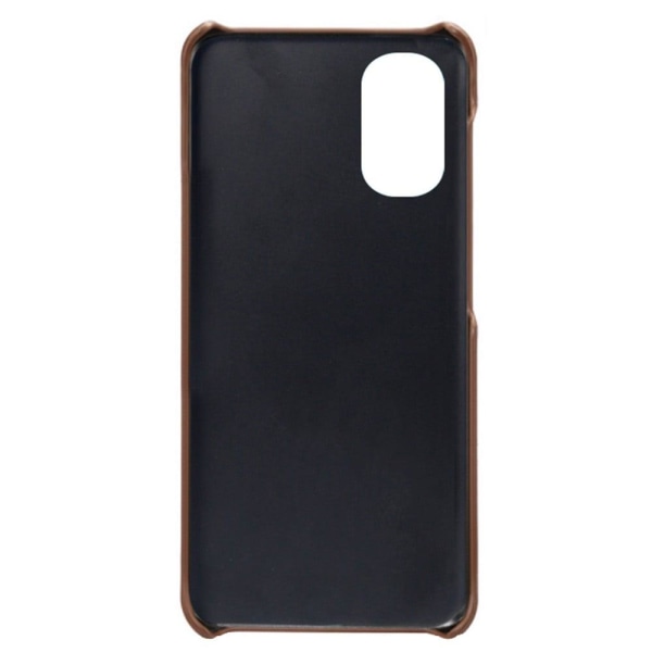 Dual Card Motorola Moto E32 cover - Brun Brown