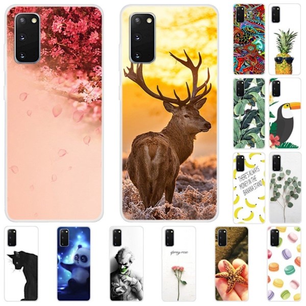 Deco Samsung Galaxy S20 kuoret - Hirvi Multicolor