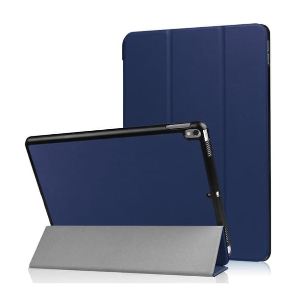 iPad Pro 10.5 Tri-Fold PU Lær Flip Etui - Mörkblå Blue