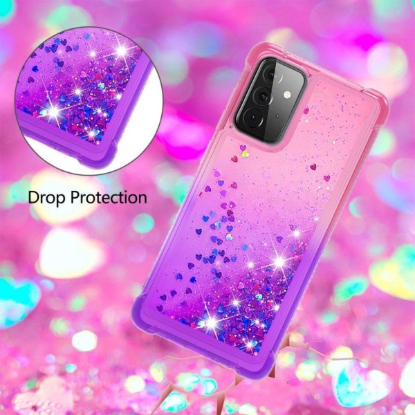 Princess Samsung Galaxy A72 5G cover - Lyserød / Lilla Purple